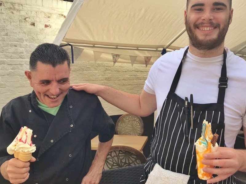 Staff Ice Cream Treat at The George Hotel