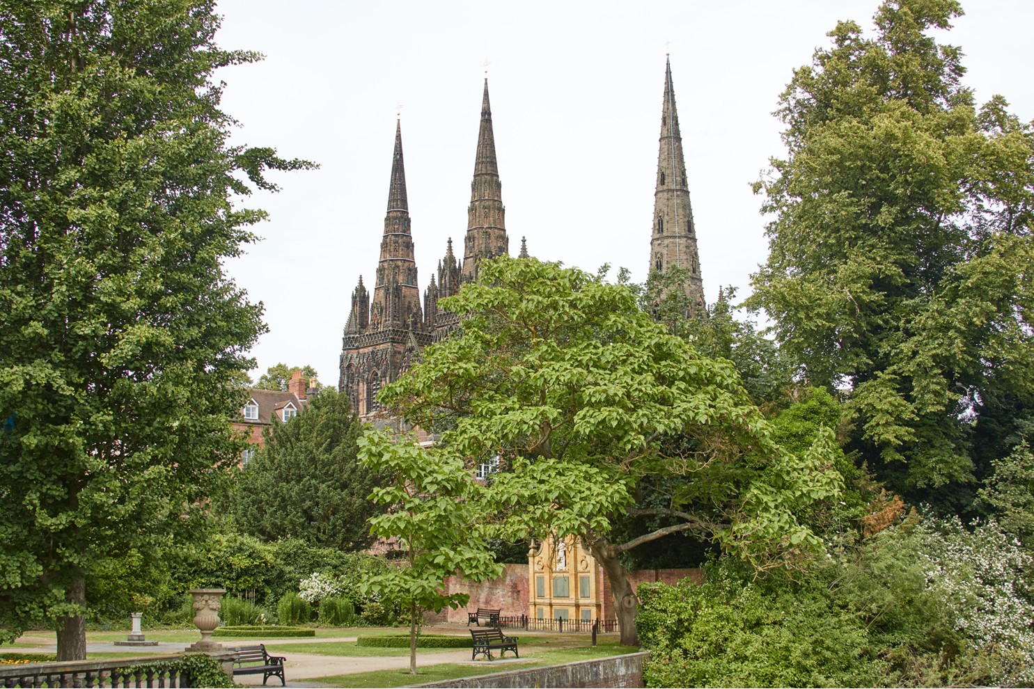 Lichfield Cathedral near The George Hotel